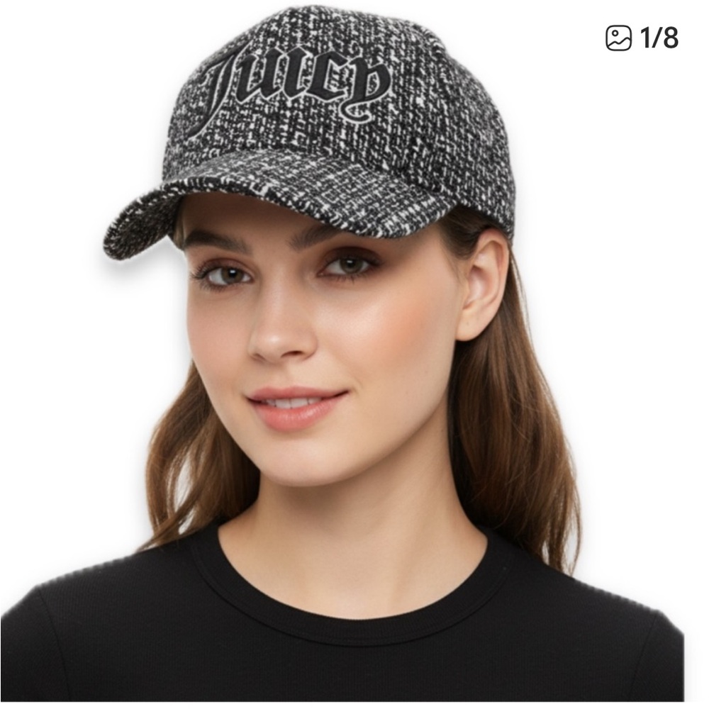 Juicy Couture Tweed Baseball cap NWOT